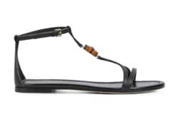 Women's sandal with bamboo detail