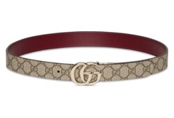 Cintura larga reversibile GG Marmont