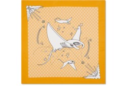 Carré de soie à imprimé projet 90 x 90