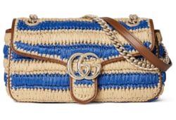 GG Marmont woven medium shoulder bag