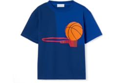 Camiseta infantil de algodón con estampado