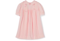Robe pour enfant en soie brodée