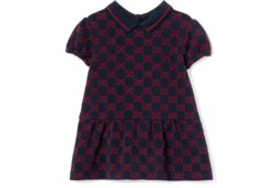 Robe pour bébé en piqué de coton GG