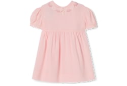 Babykleid aus Seide mit Stickerei