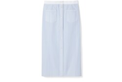 Gucci cotton fil coupé skirt