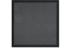 Laminated printed silk twill carré