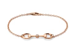 Gucci Horsebit Kettenarmband Diamant 18k Gold