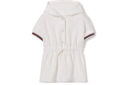 Abito neonato in cotone con Web