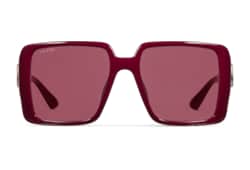 Low nose bridge fit square sunglasses