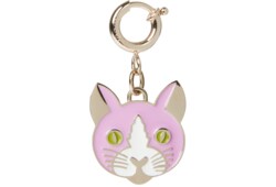Cat-shaped bag charm