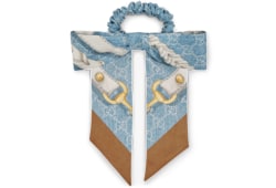 Elastico in twill di seta stampato