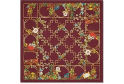 Printed silk twill carré