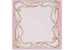 Pañuelo cuadrado jacquard seda estampado GG
