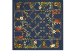 Carré in twill di seta stampato