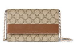 Cartera GG Emblem con cadena