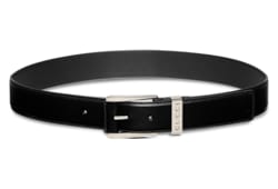 Belt with squared buckle