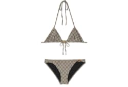 Bikini de punto elástico con GG