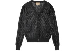 Fine wool GG crystal cardigan