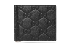 Gucci Imprint wallet with money clip