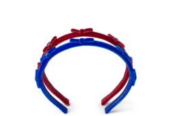 Diademas infantiles de terciopelo