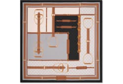 Printed silk twill carré