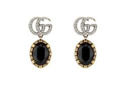 Boucles d’oreilles GG Marmont avec cristaux