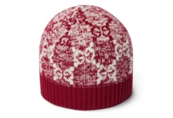 Cappello bambino in jacquard di lana GG