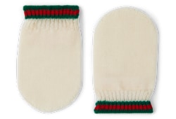 Baby wool mittens with Web