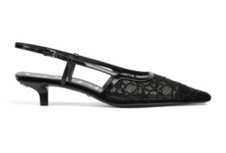 Women's GG crystal slingback pump