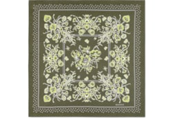 Carré in twill di seta stampato