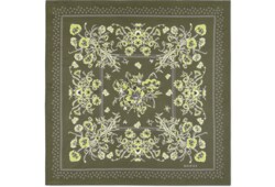 Printed silk twill carré