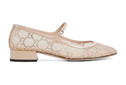 Women's GG crystal ballet flat