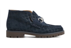 Kinder-Stiefelette aus Leder mit Horsebit