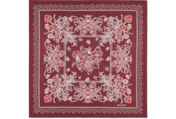 Printed silk twill carré