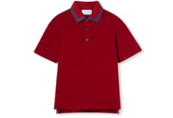 Polo infantil de algodón con estampado