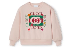 Sweat-shirt pour enfant en coton avec imprimé