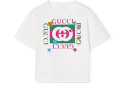 Kinder-T-Shirt aus Baumwolle mit Print