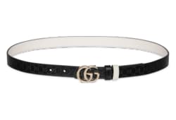 Ceinture fine réversible GG Marmont