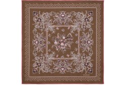 Einstecktuch aus Baumwolle mit Print