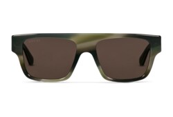 Rectangular frame sunglasses