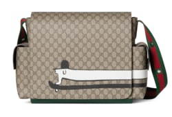 Große GG Wickeltasche mit Print