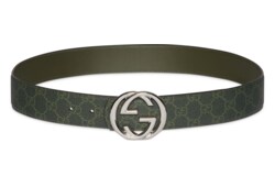 Cinturón reversible con monograma GG