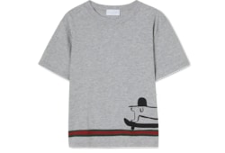 T-shirt bambino in cotone con stampa