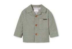 Babyjacke aus karierter Baumwolle