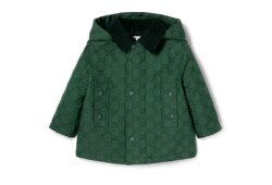 Babyjacke aus GG Baumwolle mit Kapuze