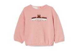 Sweat-shirt pour bébé en coton avec imprimé