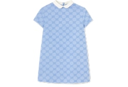 Kinderkleid aus Jersey mit Stickerei