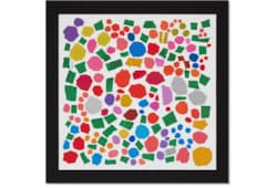 Carré in seta con stampa del progetto 90 x 90