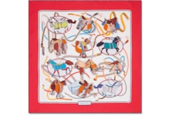 Pañuelo cuadrado seda motivo proyecto 90 x 90