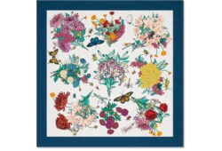 90 x 90 project printed silk carré